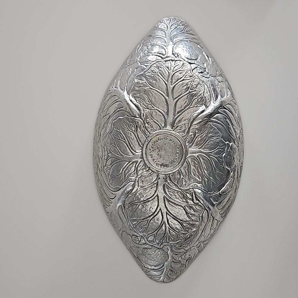 Arthur Court 1988 Rabbit's Bunnies Covered Serving Tray Dish Tureen 13" Long - Picture 6 of 8